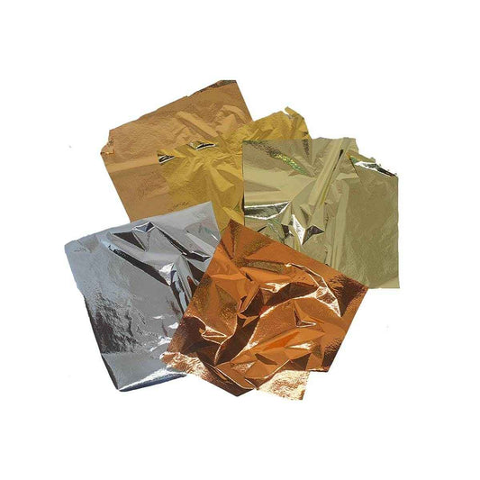 Foil Leaf Embellishment- 20 sheet - 5 Colours