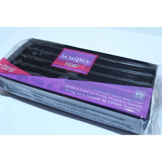 Sculpey Premo -  Black 226G BLOCK