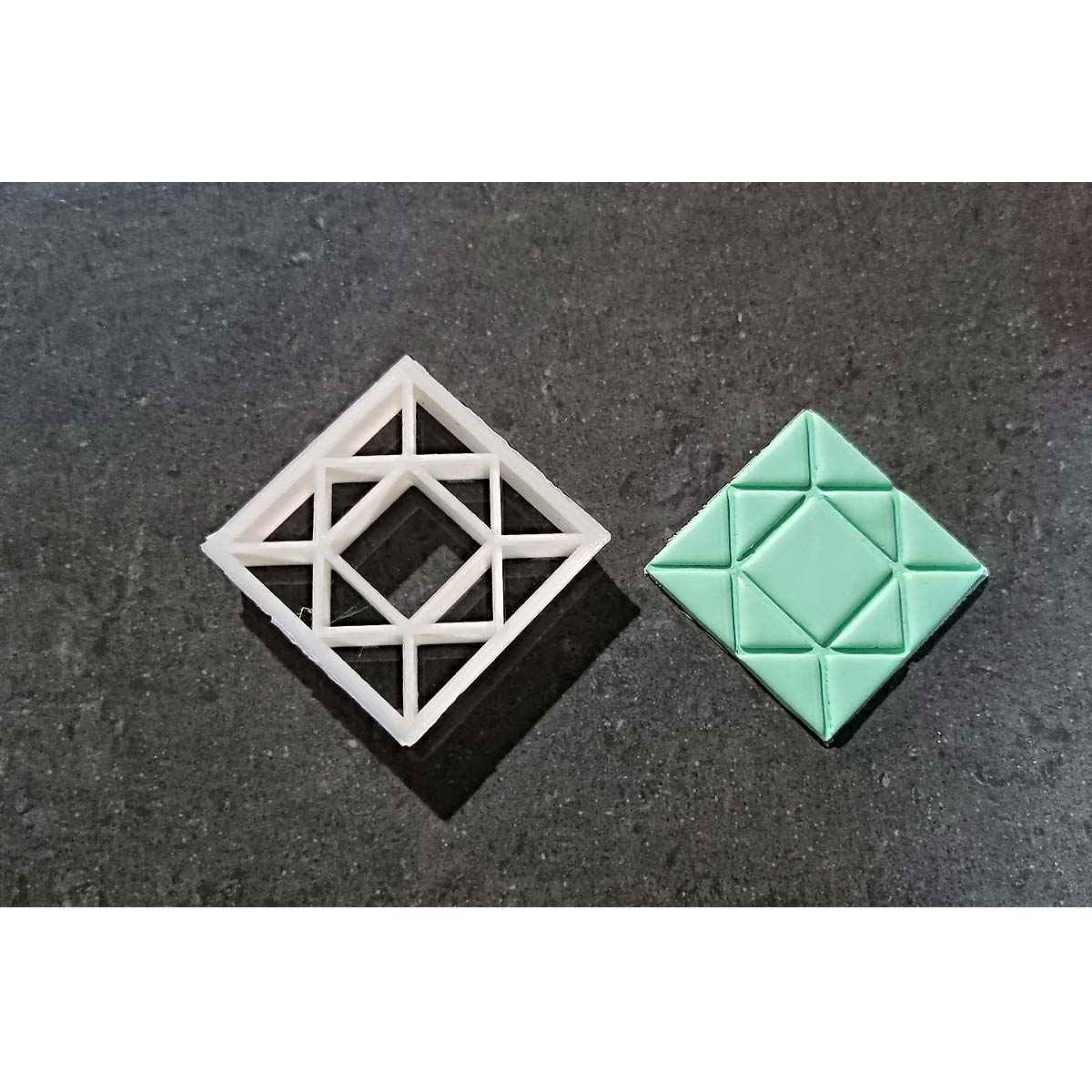 8. Decorative Square with Impressions