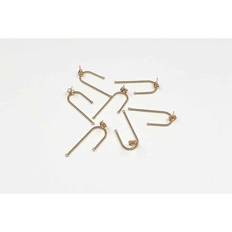 Abstract Arch Stainless Steel earring - 10pc