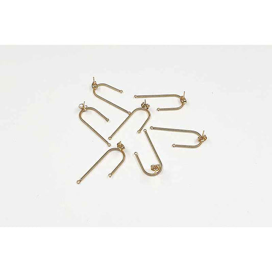 Abstract Arch Stainless Steel earring - 10pc