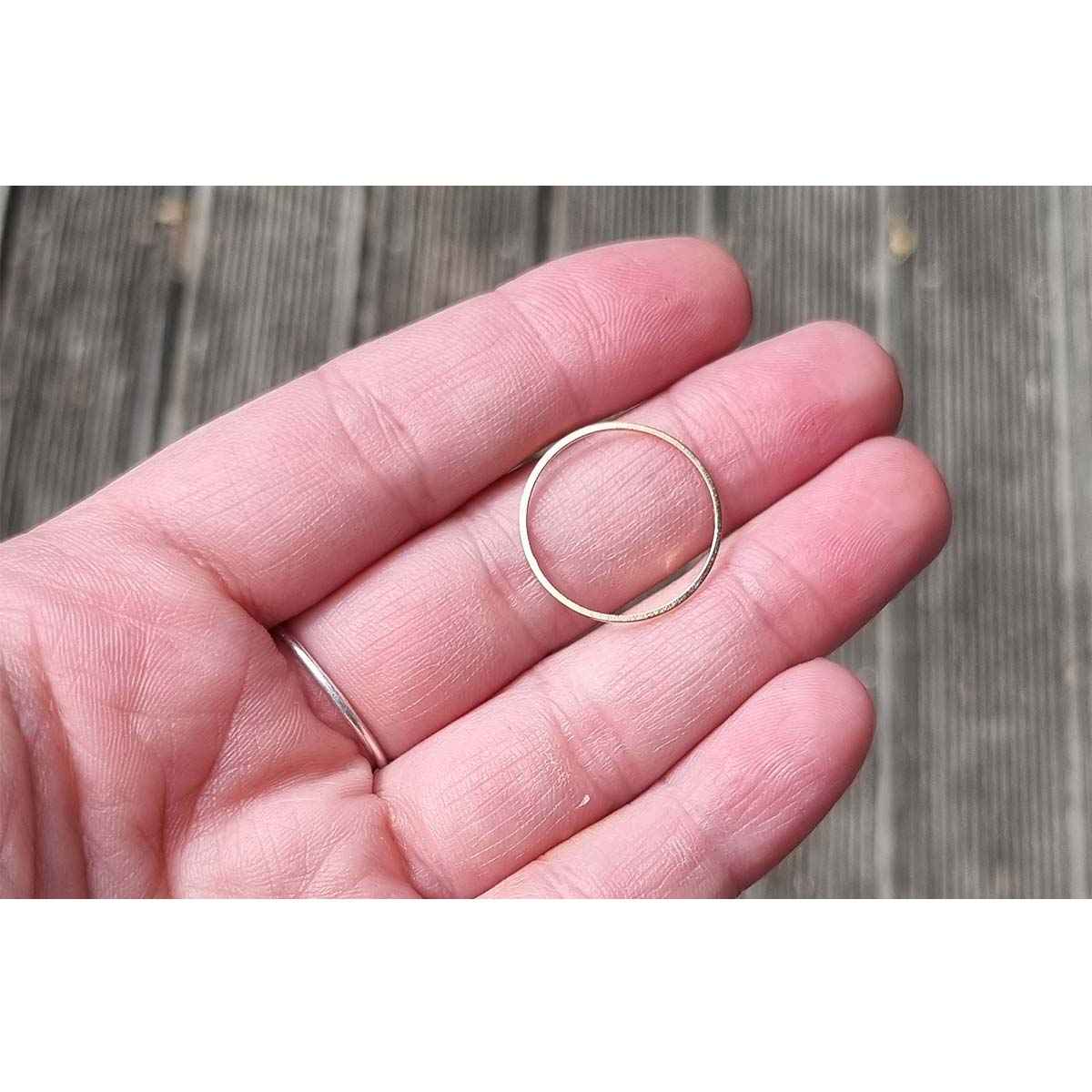 Circle Ring Charm - 20mm - 10pcs - 4 colours