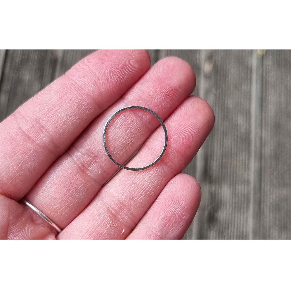 Circle Ring Charm - 20mm - 10pcs - 4 colours