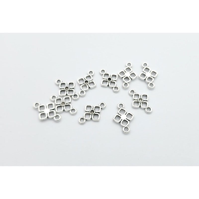 D8. Mini Decorative Geo Connector Charm - 10 pcs - Colour & Create NZ