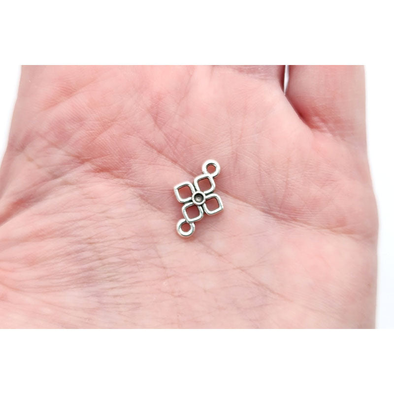 D8. Mini Decorative Geo Connector Charm - 10 pcs - Colour & Create NZ