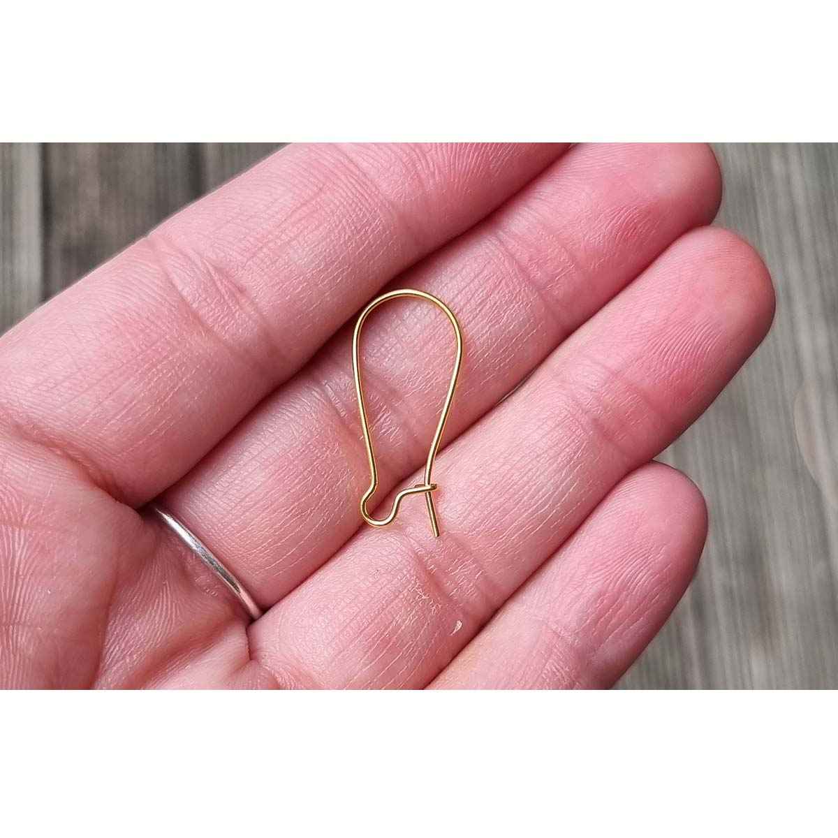 Stainless Steel French Hoop 25mm - 20pcs - 3 colours