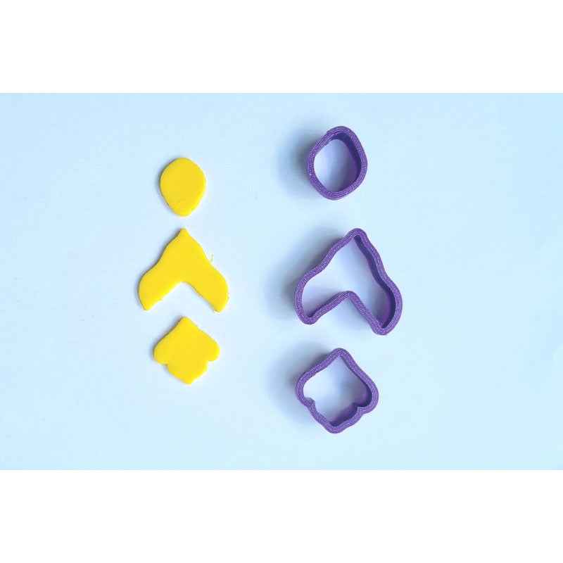 Floral Drop Dangle 3pc set