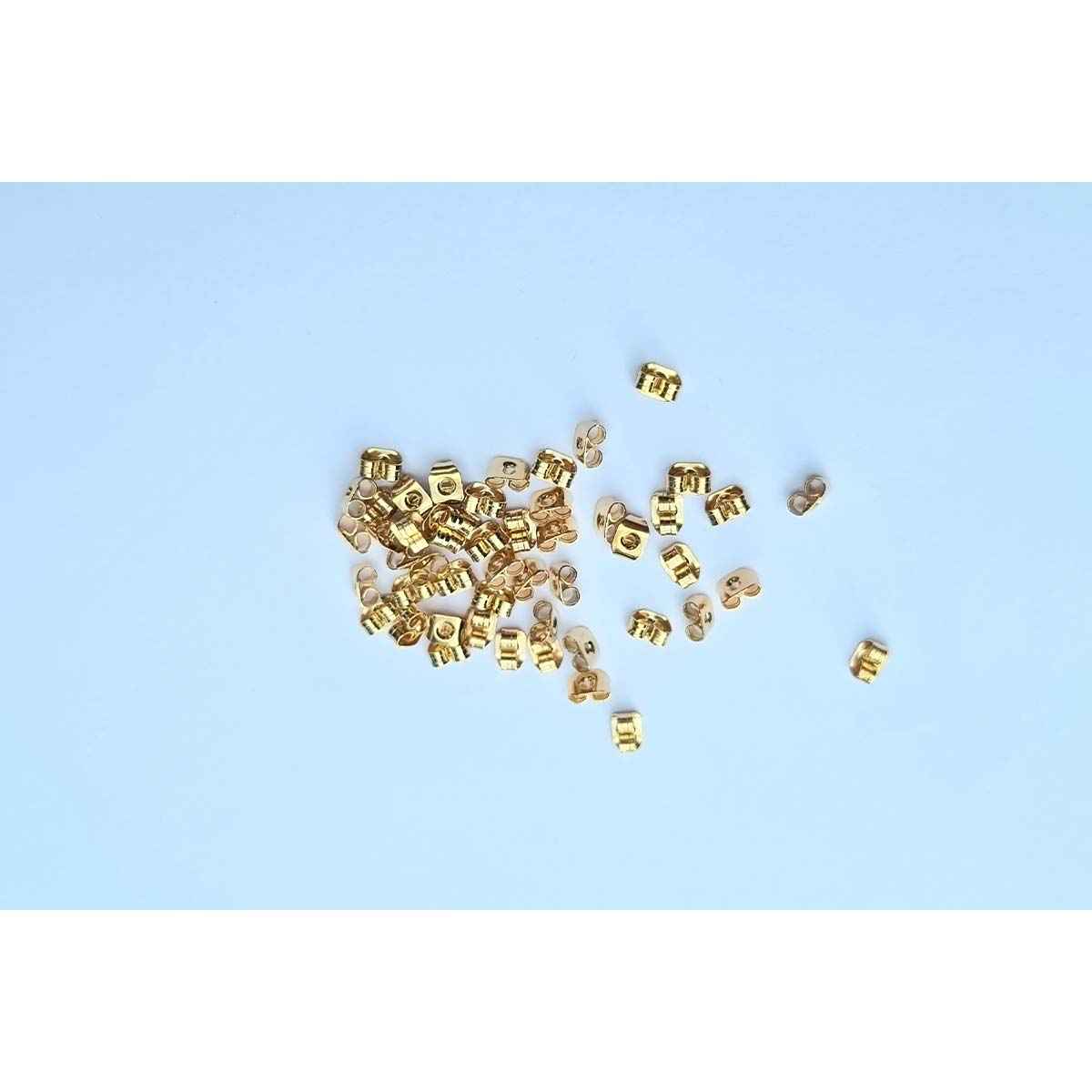 Stainless Steel Large Butterfly Earring Backing - 50pcs - 5 colours