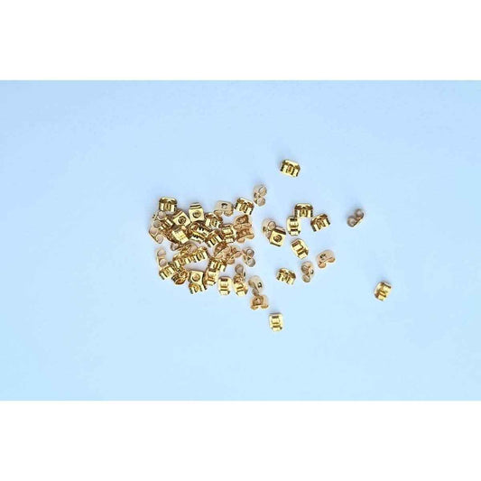 Stainless Steel Large Butterfly Earring Backing - 50pcs - 5 colours