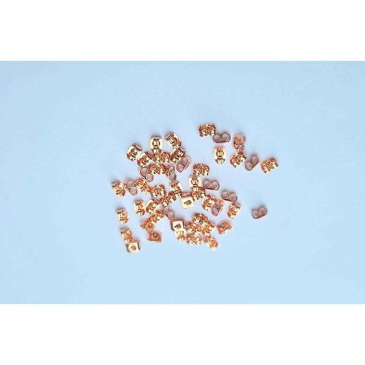 Stainless Steel Large Butterfly Earring Backing - 50pcs - 5 colours