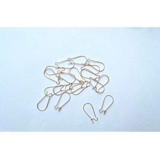Stainless Steel French Hoop 25mm - 20pcs - 3 colours