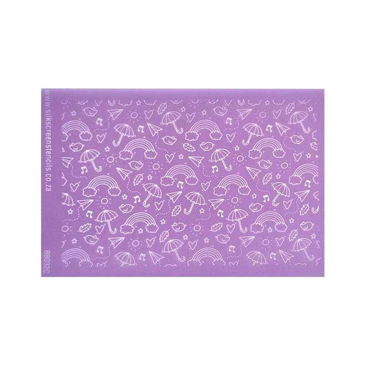 Silk Screen - Rainy Day Doodles