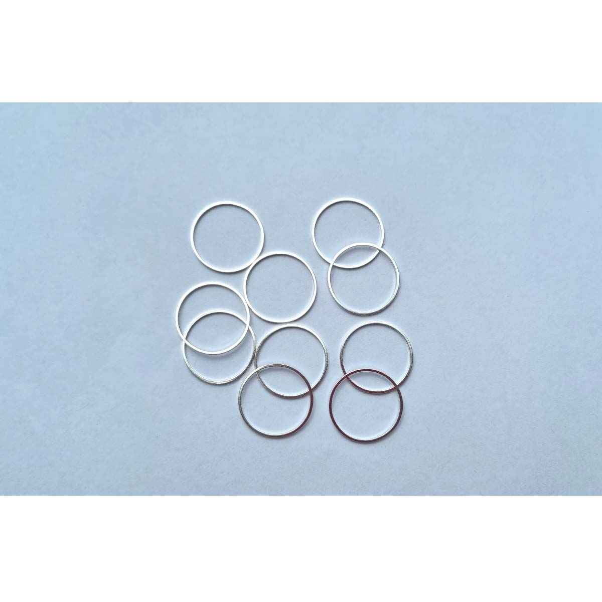 Circle Ring Charm - 20mm - 10pcs - 4 colours