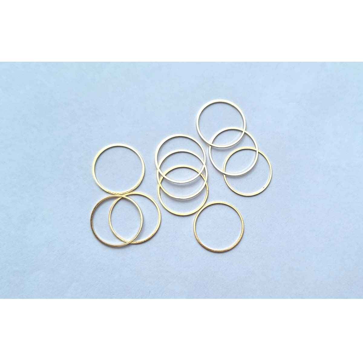 Circle Ring Charm - 20mm - 10pcs - 4 colours