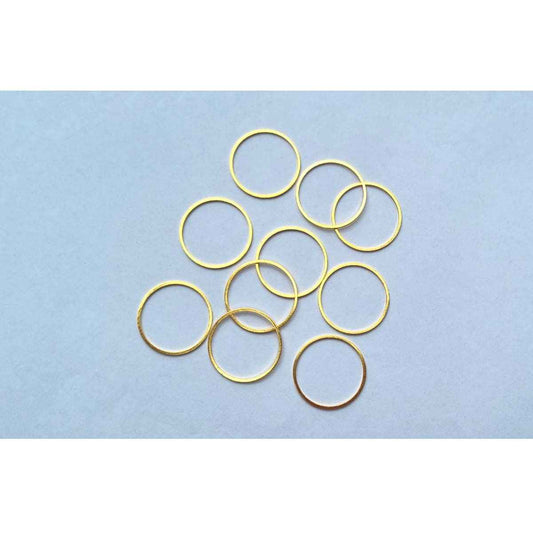 Circle Ring Charm - 20mm - 10pcs - 4 colours