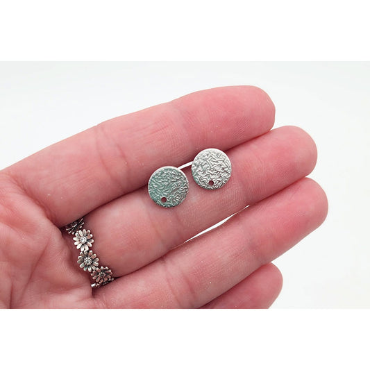 Stainless Silver 10mm  stud - 10pcs - Colour & Create NZ