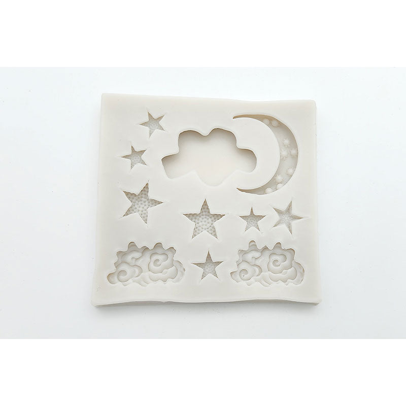Moon & Stars Silicone Mould - Colour & Create NZ