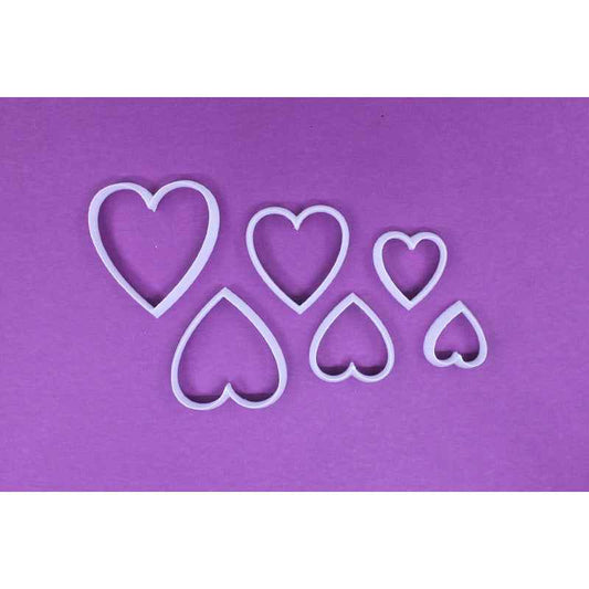 4. Heart Cutter 6 pc set
