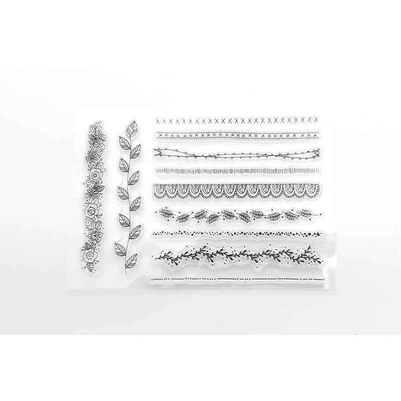 Decorative Lines Texture Stamp Sheet