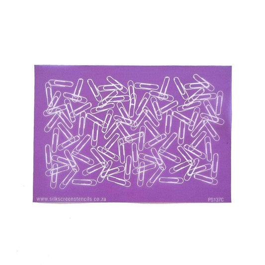 Paperclips Silk Screen Stencils
