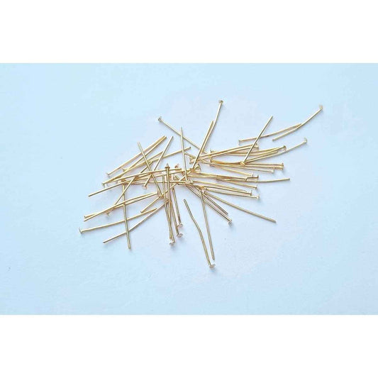 Flat Head Pin - 50 pc pack - 4 colours