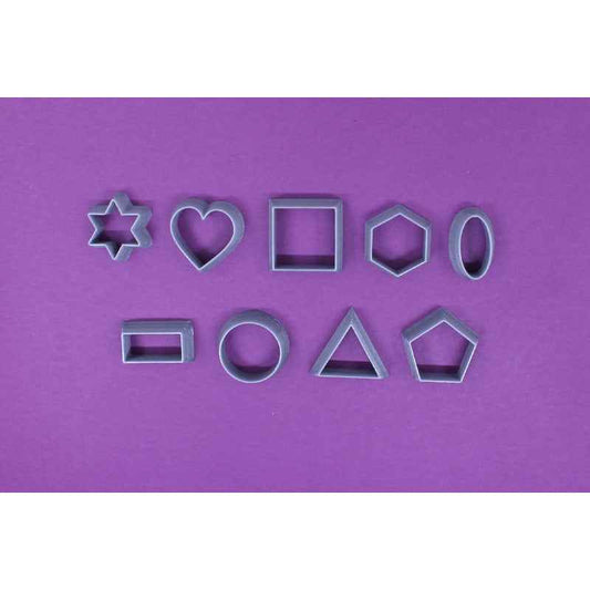 17. Mini Shapes Cutter 9 pc set- 2 sizes