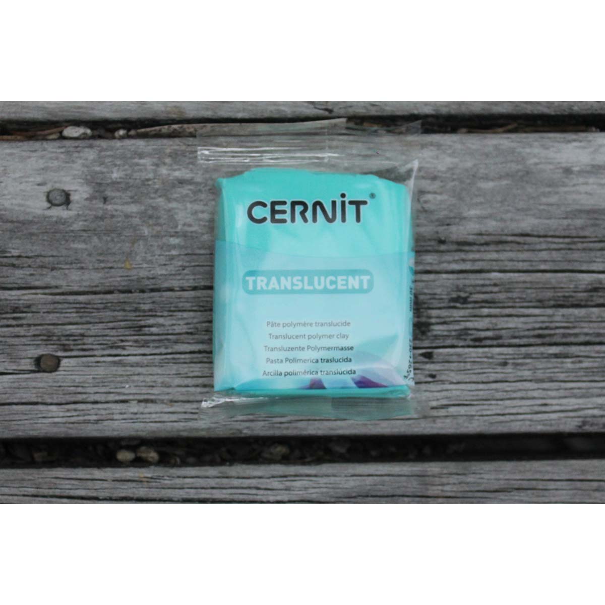 Cernit Translucent Polymer Clay - Emerald Green