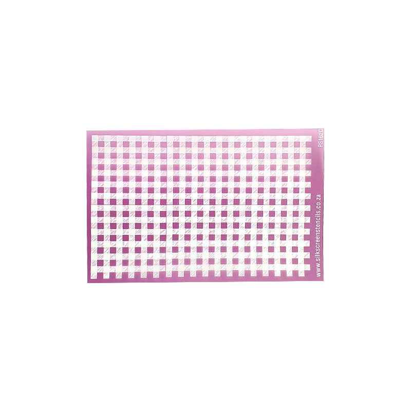 Silk Screen - Inverted Plaid