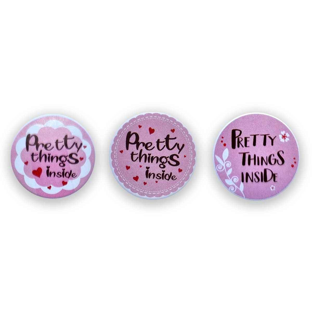 Pretty Things / Handmade stickers - 50pc