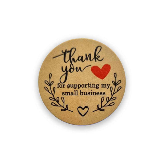 Thank you stickers - single design 50pc