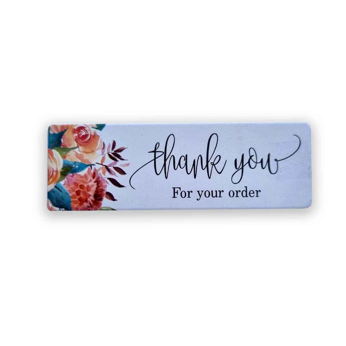 Thank you stickers - Long 30pc