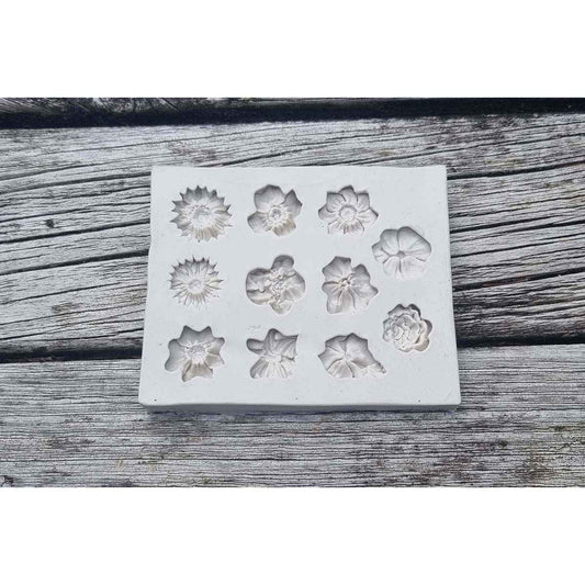 Mixed Floral Large Silicone Mould