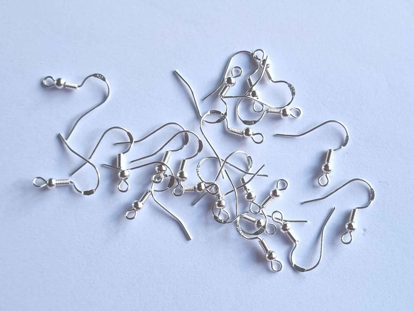 Shepherd Hook .925 Sterling Silver Earrings- 20pc & 50pc packs