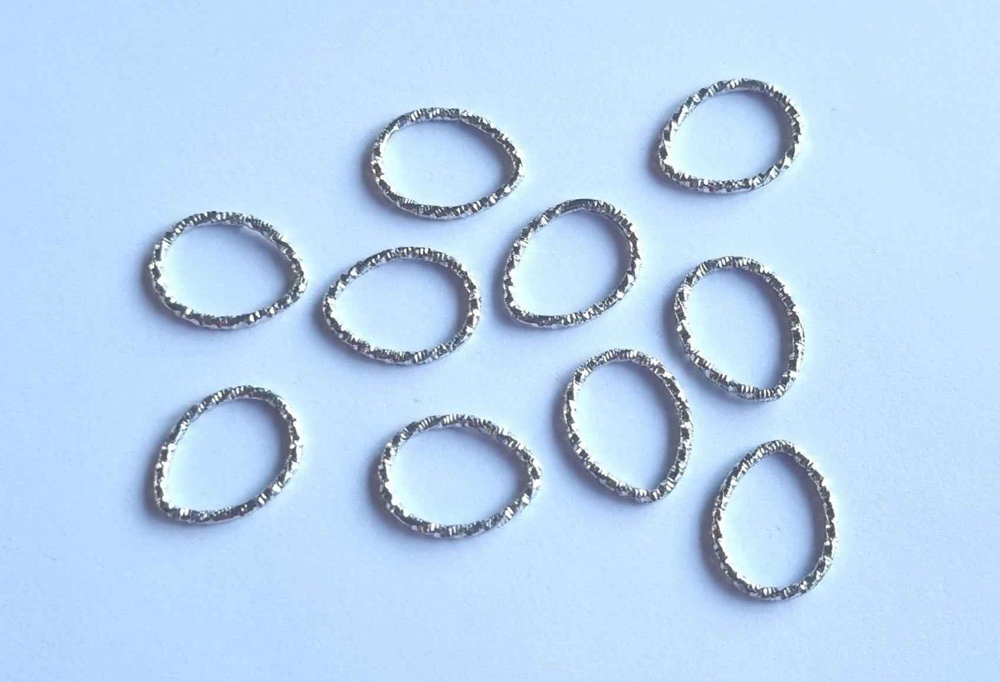 Teardrop Connector Charm 15mm - 10 pcs,