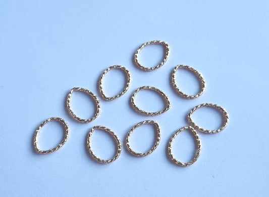 Teardrop Connector Charm 15mm - 10 pcs,
