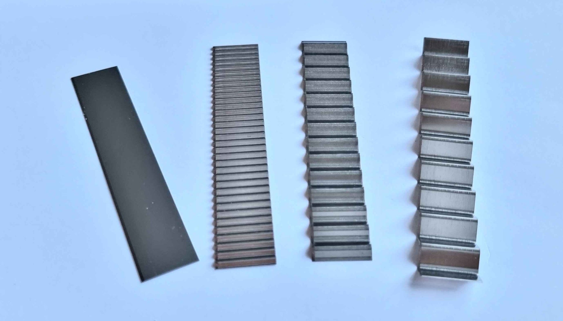 Wavy Tissue Blade 4pc set Stainless Steel