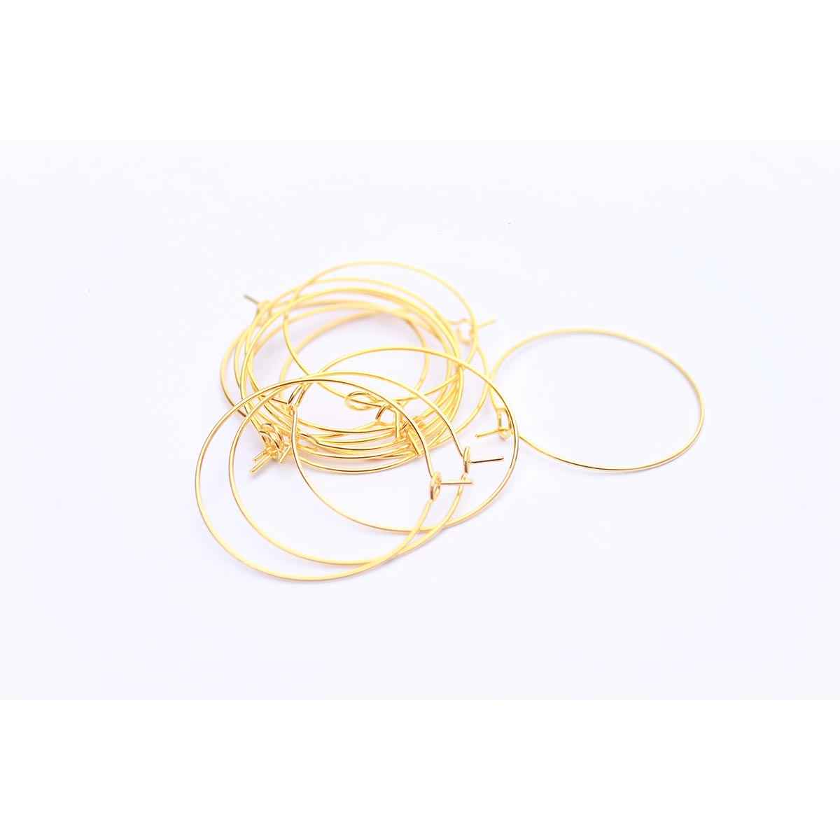 Stainless Steel 25mm Hoops - 10pc & 20 pc