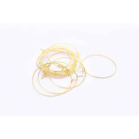 Stainless Steel 25mm Hoops - 10pc & 20 pc