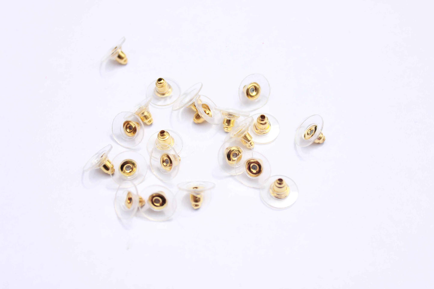 Comfort Back Earring Post - 50pcs - 5 colours