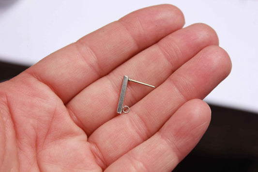 15mm Bar Stud Stainless Steel - 10 & 20pc, 2 colours