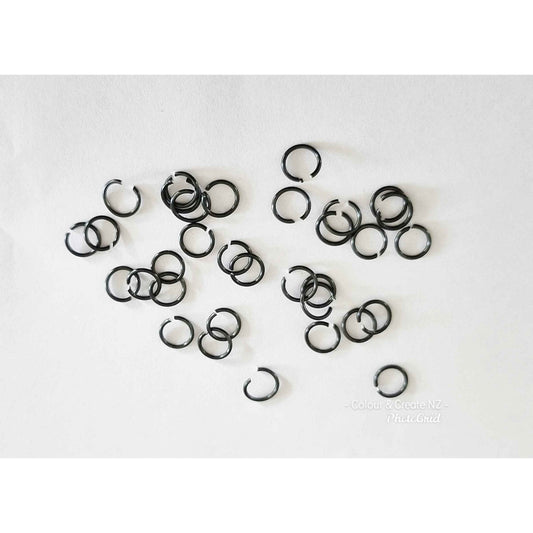 Novelty Colour Jump Rings -  50pc packs