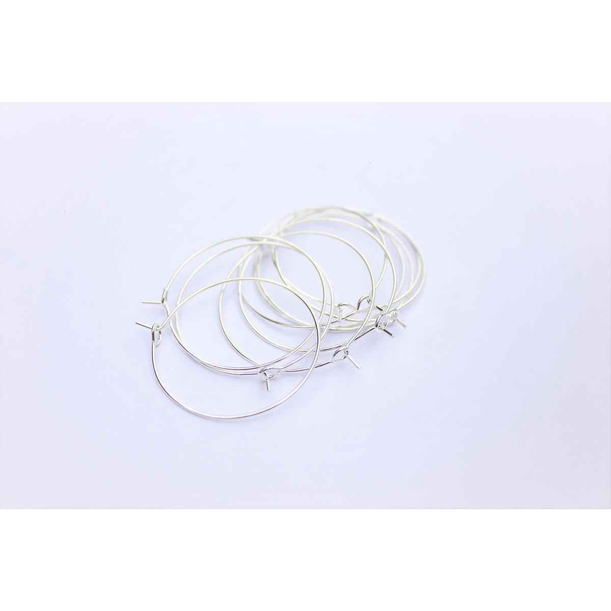Stainless Steel 25mm Hoops - 10pc & 20 pc