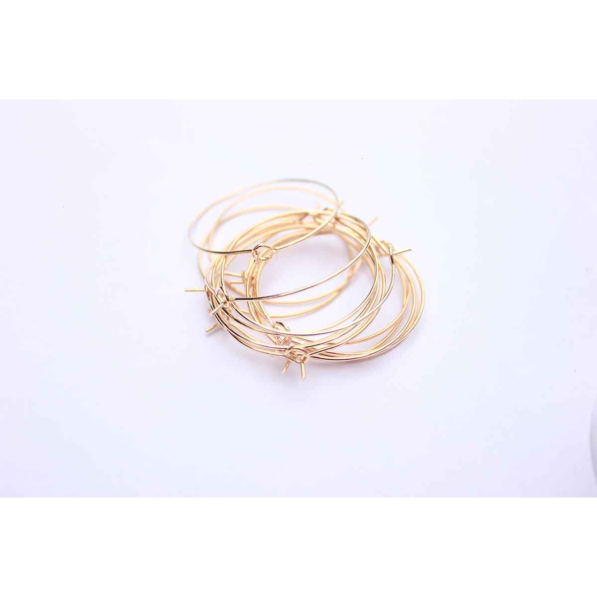 Stainless Steel 25mm Hoops - 10pc & 20 pc