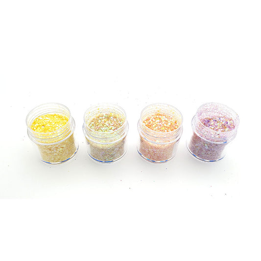 Mixed Size Glitter 4 pc set - 5 Colour Ways