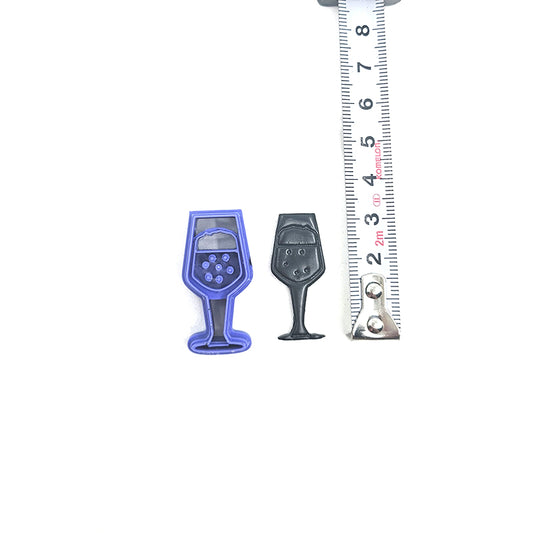 NYE 2025 Glass w/Bubbles Cutter - 2 sizes