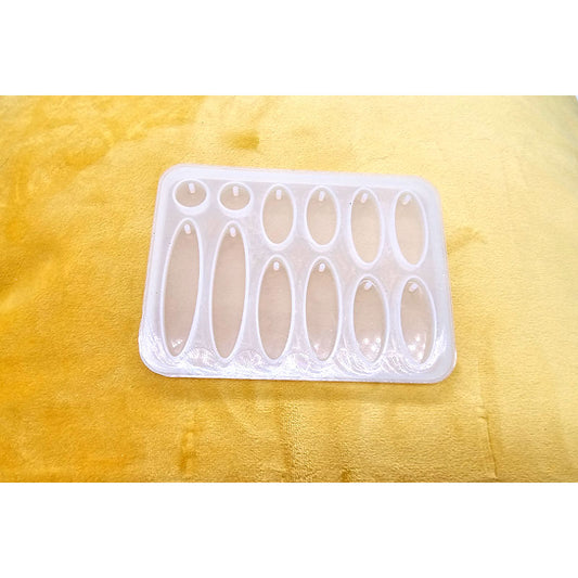 Resin Earring Silicone Mould - Long Ovals