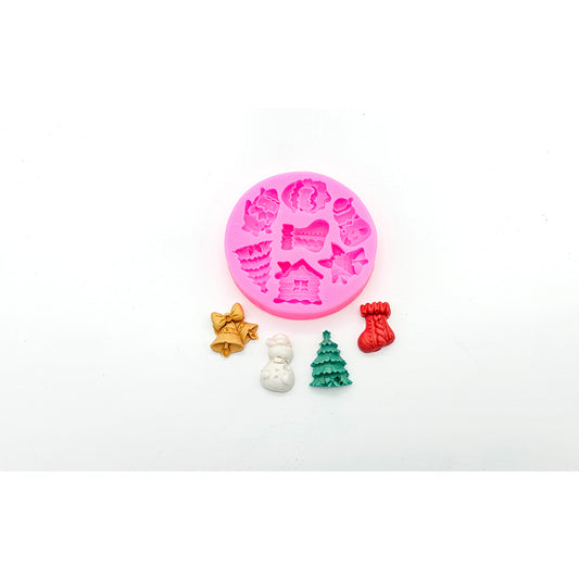 Christmas Studs Silicone Mould