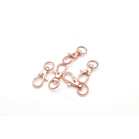 Rose Gold Clip Chains - 10pcs