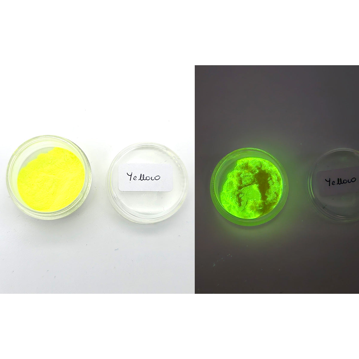 GLOW IN THE DARK Mica Powder - Yellow