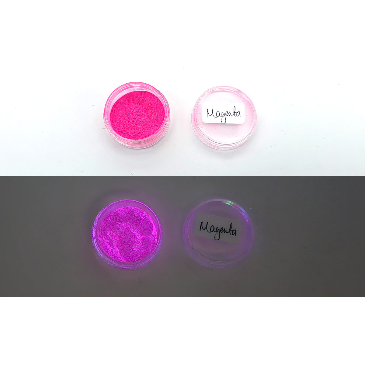 GLOW IN THE DARK Mica Powder - Magenta